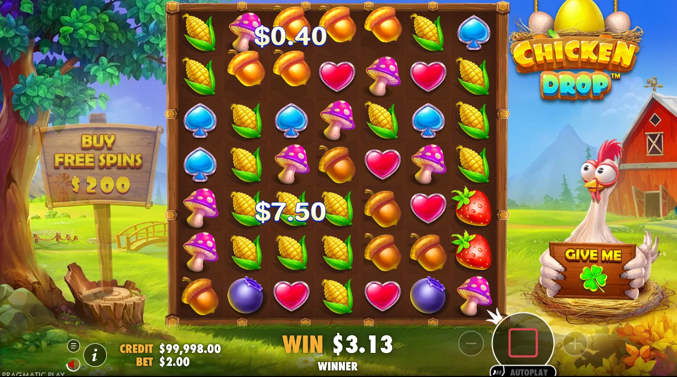 Chicken Drop Demo Game