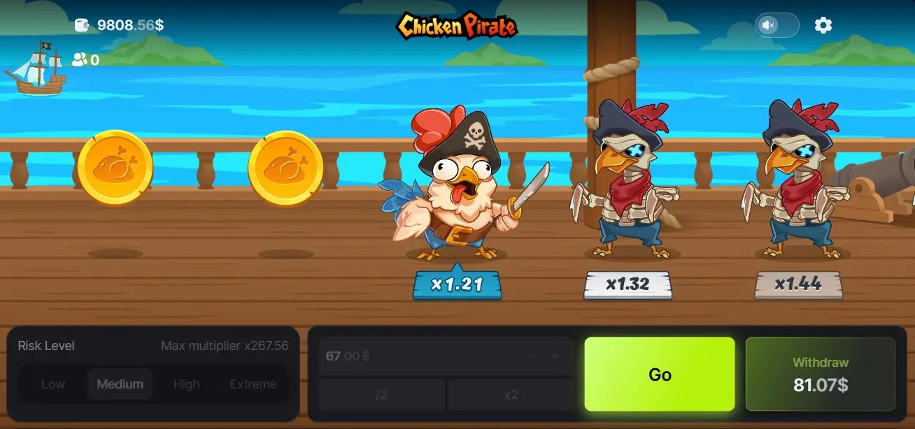 Chicken Pirate Demo Game