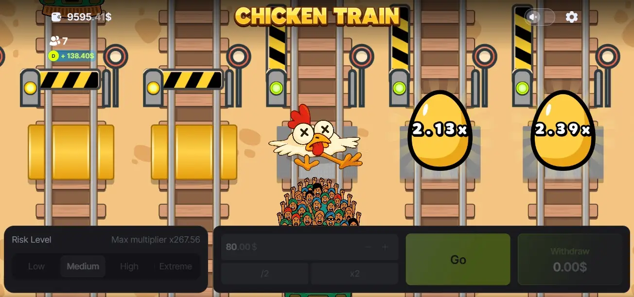 Chicken Train Demo Game