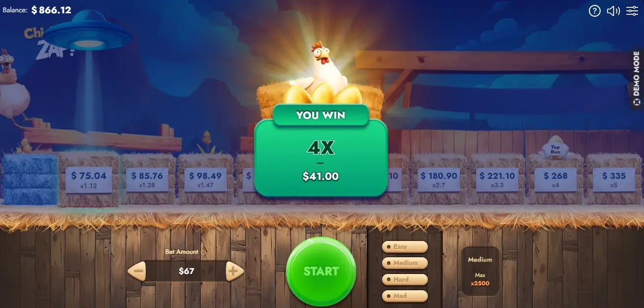 Chicken Zap Game Demo