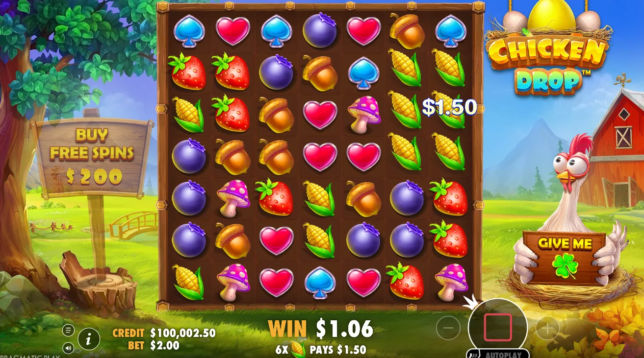 Demo Game Chicken Drop