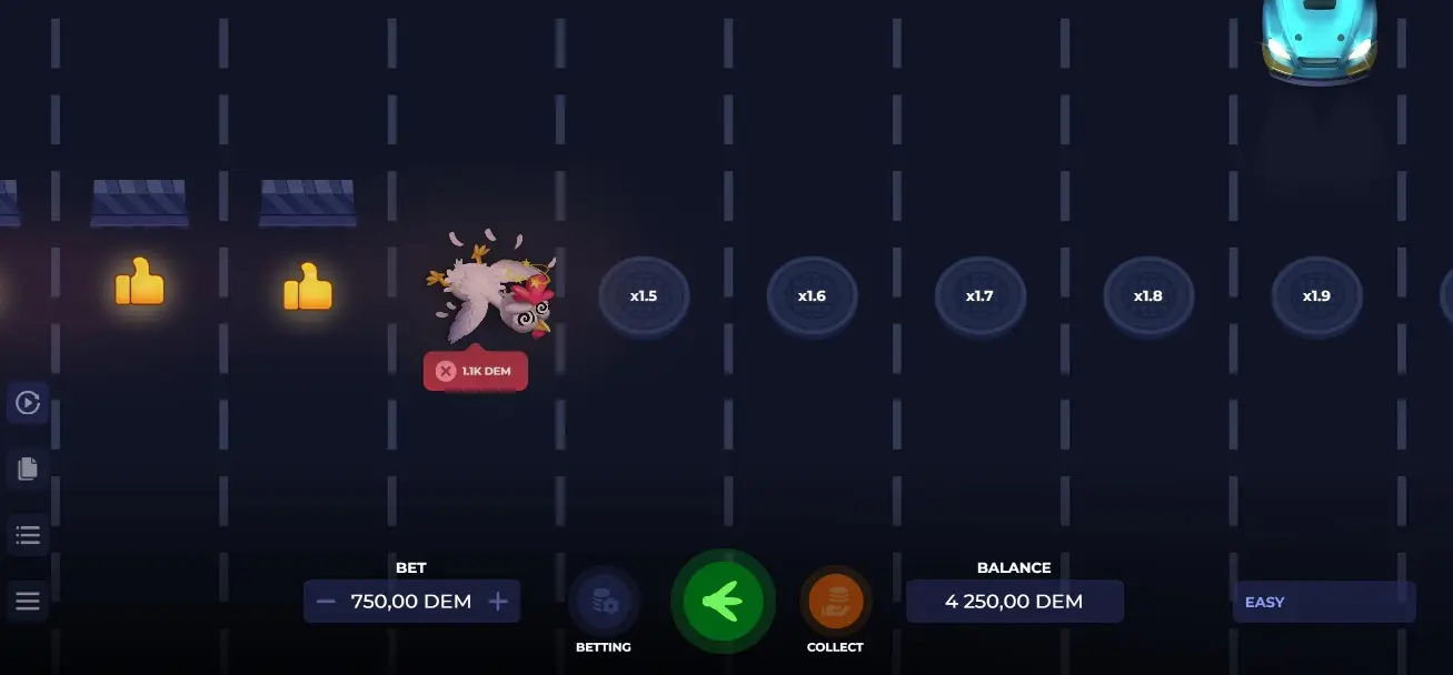 Demo Game Uncrossable Rush
