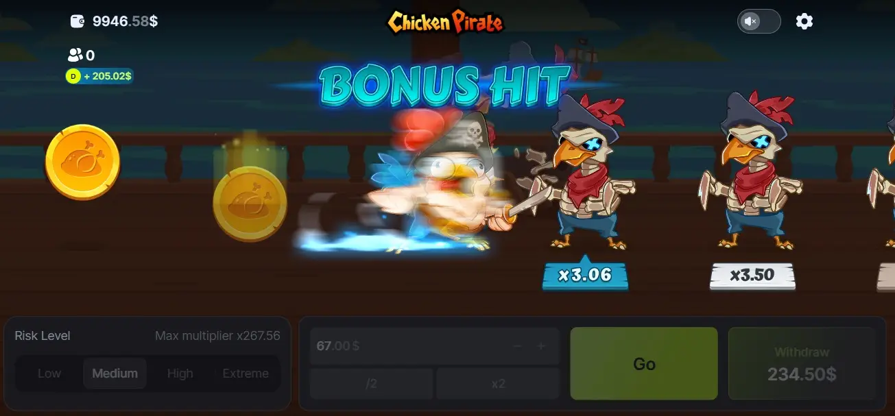 Game Chicken Pirate