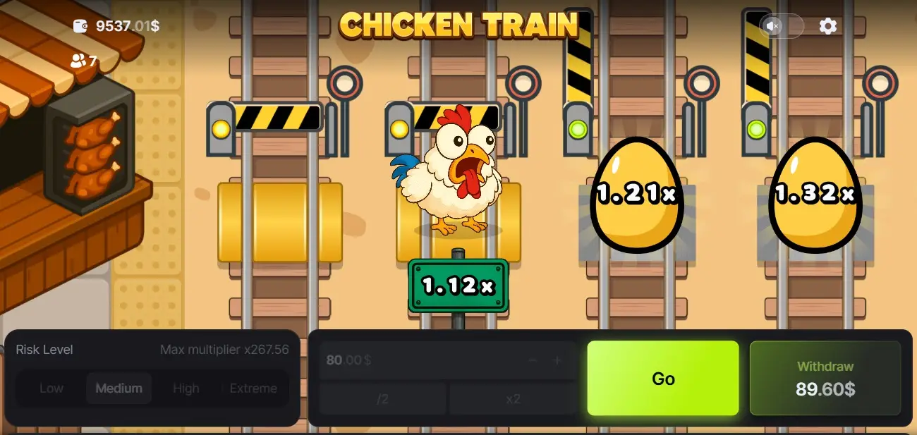 Game Chicken Train